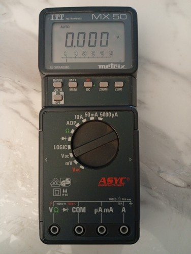 Multimètre metrix mx50 - multimètre,