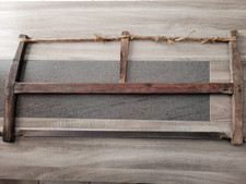 Ancienne Scie à Cadre 87x40cm