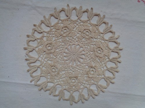 Napperon ancien dentelle au - napperon,
