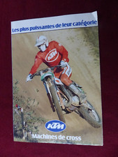 catalogue moto cross  KTM les plus puissantes de leur catégorie 125RV  250  420