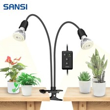 Grow Lampe à LED de Croissance Lampe E27 Spectre Complet Timer 4/8/12H 20W E27