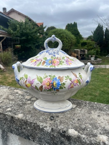 Grande soupière ancienne - , en