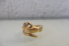 Bague Pierre Lang, Main, Édler PL-Ring, Doré Avec Pierres, Taille 49 (5)