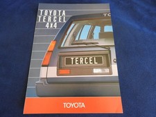 catalogue toyota tercel  4X4