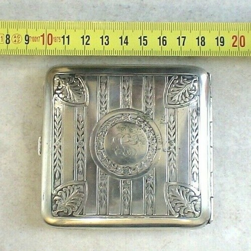 étui ancien rare en argent - étui,