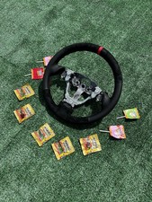 2004 - 2009 Mazda 3 Mazdaspeed 3 Steering Wheel Alcantara T&B & Leather Red