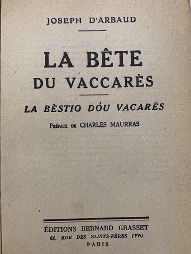 Bête vaccarès - bête, –