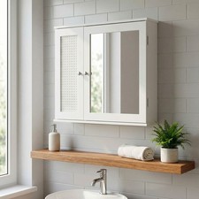 Armoire Suspendue Blanche 60cm