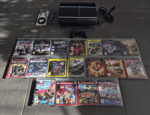 Console ps3 jeux - console, +