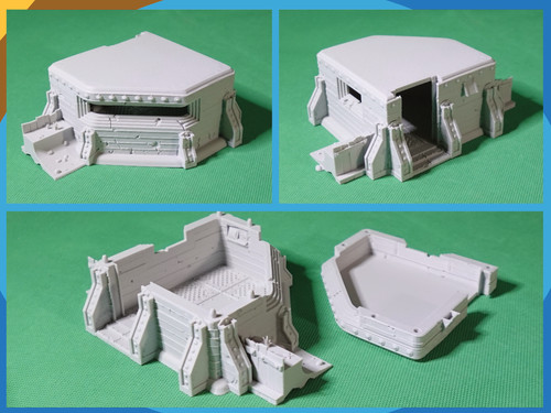 Warhammer bunker angle droit - warhammer,
