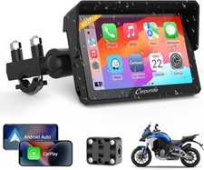 W502PRO for Motorcycle CarPlay& Android Auto& Dual Bluetooth - 5" Waterproof GPS