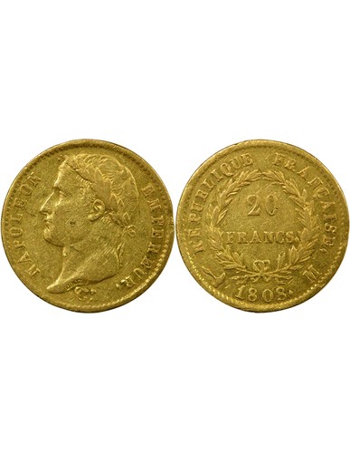 France napoléon 20 francs - france,