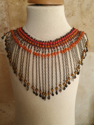 Joli collier oriental mailles - joli,