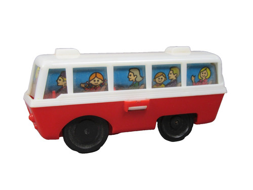859g bus miniature plastique - bus,