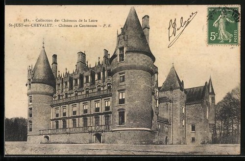 Cpa just chevalet - cpa, st-just-en-chevalet
