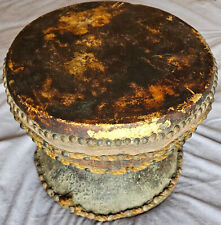 Ancien tambour ou tam tam africain ethnique style " baluba luba drum "