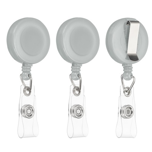 Porte badge rétractable rond - porte-badge,