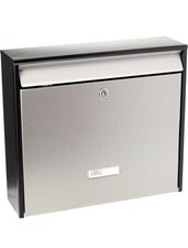 Boîte aux lettres en acier inoxydable Burg Wachter, format jetable A4,...