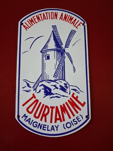 Plaque émaillée tournamine - émaillée,