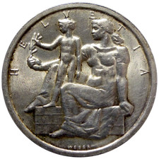 SUISSE 5 Francs 1948