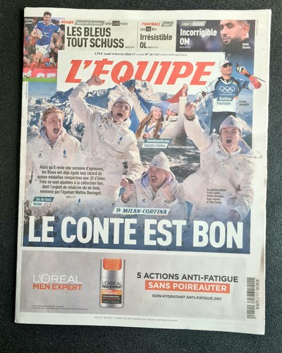 Equipe 16 02 2026 jo - l'equipe,
