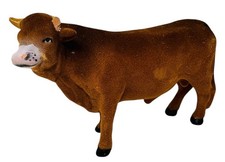 SANTON DE PROVENCE, FRANCE-BULL FOR NATIVITY, MADE TERRACOTTA, FLOCKING, AS IS