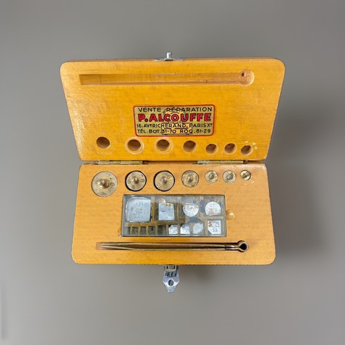 Ancien coffret poids pour - coffret, de