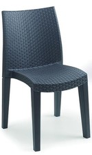 Chaise En PP/Rattan Lady Lourd