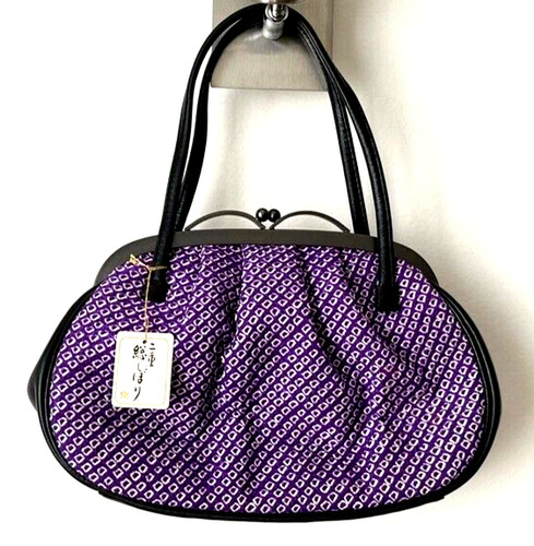 Sac main soie kimono - main,
