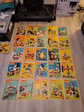 Lot de 50 hebdomadaire Le journal de Mickey N° 550 à 599 (Année 1962 et 1963)