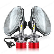 For Dodge W100 W200 W300 Pickup 7inch Round LED Headlights Halo DRL Hi/Lo Beam