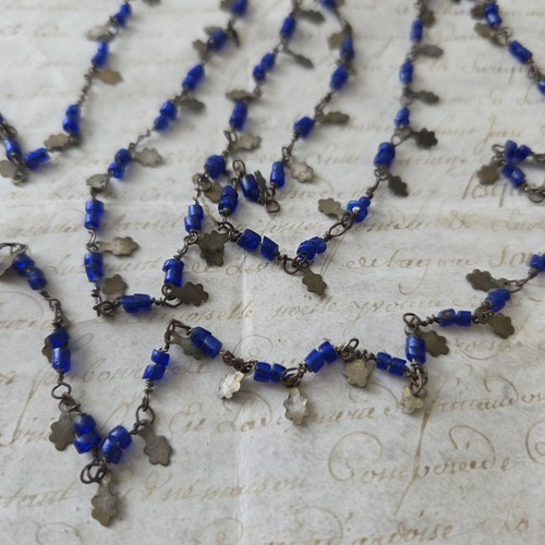 Collier sautoir ancien - collier,