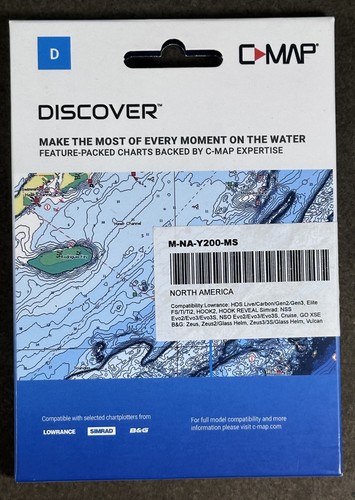 Map discover north america - c-map,