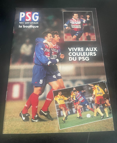 Catalogue officiel psg - officiel, 90s