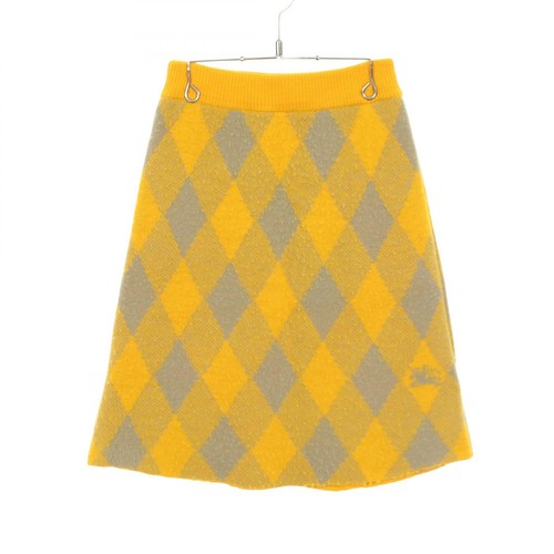 Jupe tricot carreaux motif - à,