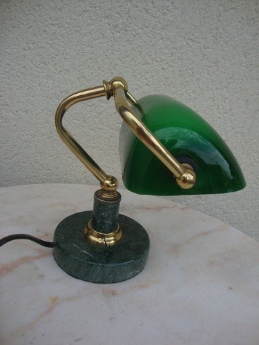 Ancien lampe notaire bureau - lampe,