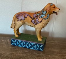 Jim Shore Heartwood Creek Golden Retriever “Kibby” Statue 2011