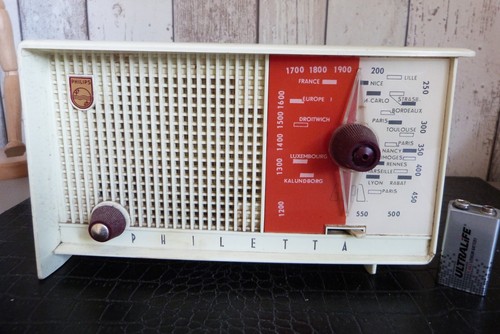 Ancien poste radio tsf - , philips
