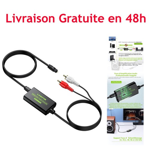Convertisseur optique spdif - convertisseur,