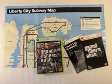 Grand Theft Auto IV Microsoft Xbox 360 (2008) Complete in Box with Map Manual