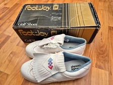 FootJoy Vert Joys Femmes Pointure US 8W Golf Chaussures Métal Pointe 48848