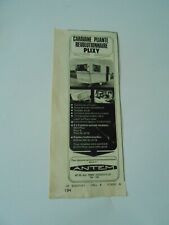 1989 Plixy Revolutionary Folding Caravan Advertising