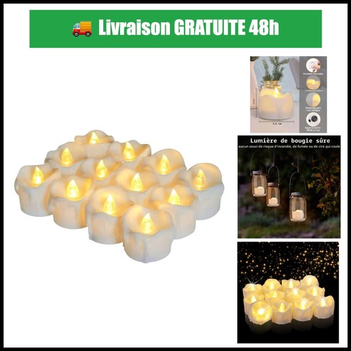 Bougies chauffe plat led - bougies, sans