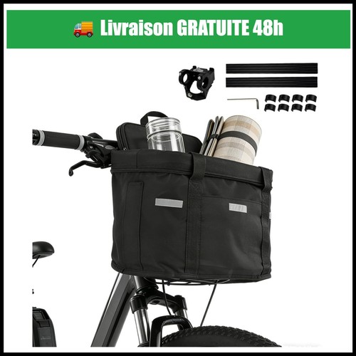 Panier velo avant pliable - panier,