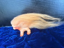 VINTAGE 1960s DAM HORSE PONY TROLL - LONG ORANGE HAIR, And EYES