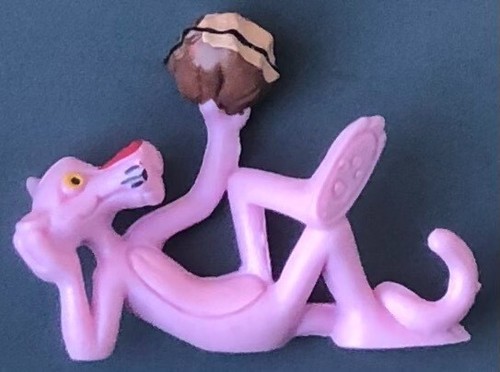 Figurine panthère rose - la,