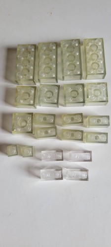 Lego briques transparentes - briques,