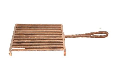 Ancien grill fer forgé - ancien, forgé,