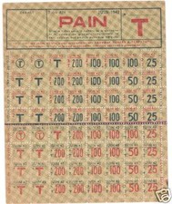 FEUILLE DE TICKETS DE