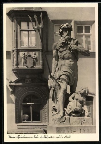 Weimar fontaine neptune - fontaine,